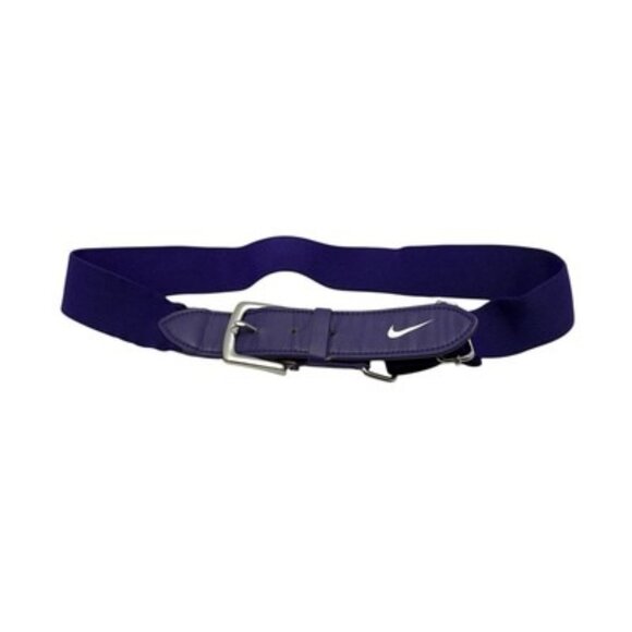 Nike Adult Baseball Softball Belt 2.0 Adjustable 28"-43" Purple/White - Picture 1 of 10